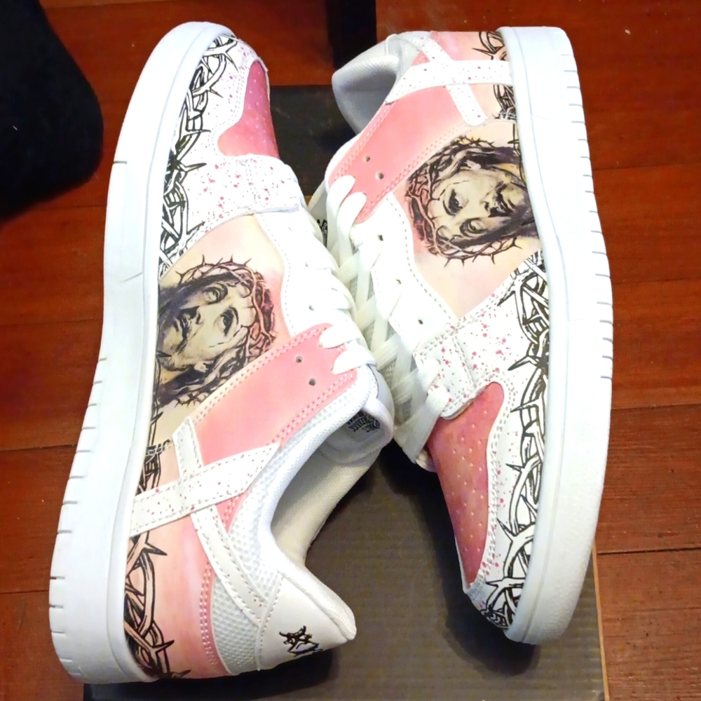 KITO WARES PASSION OF CHRIST DUNKS 'RESURRECTION DAY' NEW W/ BOX SZ 10 W… - Picture 6 of 7
